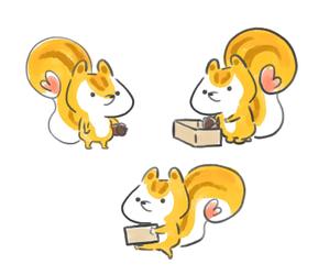 ノグチマリコ (collo)さんのかわいいリスのイラストへの提案