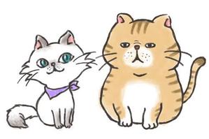 しゅりんぷ。 (GomaKinako88)さんの猫のキャラクターデザインへの提案