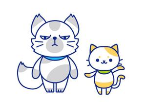 晴 (haru-mt)さんの猫のキャラクターデザインへの提案