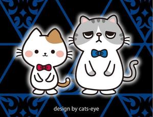 Q-Design (cats-eye)さんの猫のキャラクターデザインへの提案