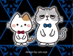 Q-Design (cats-eye)さんの猫のキャラクターデザインへの提案