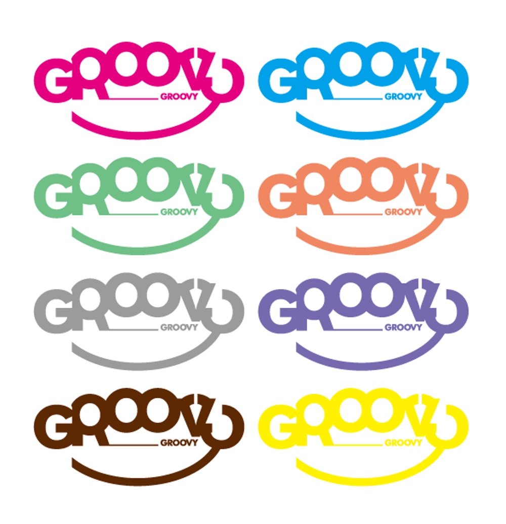 「GROOVY」のロゴ作成