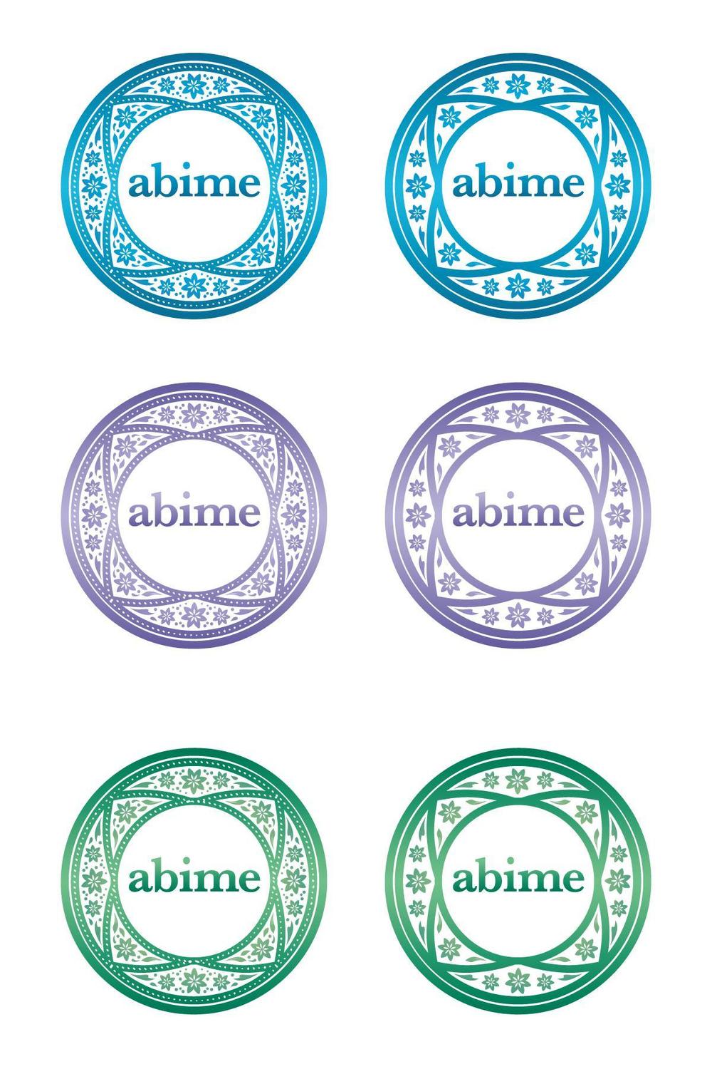 「abime」のロゴ作成