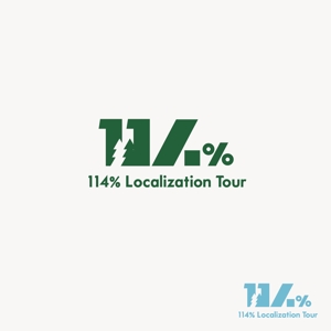 edesign213 (edesign213)さんの外国人向けツアー『114% Localization Tour』のロゴへの提案