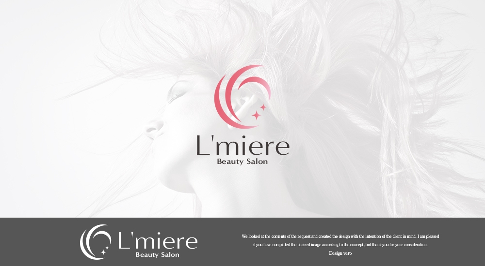 エステサロン「L'miere」（ルミエール）のロゴ