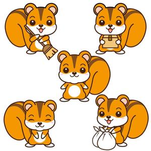 perles de verre (perles_de_verre)さんのかわいいリスのイラストへの提案