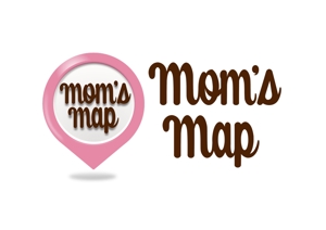 90 30 (hjue3)さんのアプリ 「Mom's Map」のロゴへの提案