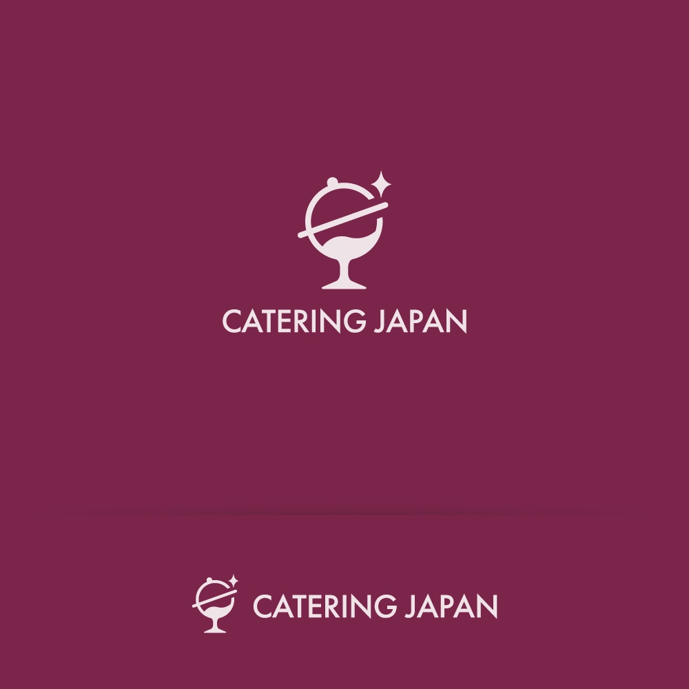 ケータリングサービス「Catering Japan」の事業部ロゴ