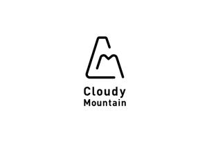 mono_design ()さんのVapeショップサイト（電子タバコ輸入販売店）「Cloudy　Mountain」のロゴへの提案