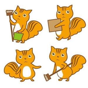 palpa-l (palpa-l)さんのかわいいリスのイラストへの提案