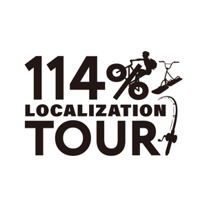 竜の方舟 (ronsunn)さんの外国人向けツアー『114% Localization Tour』のロゴへの提案