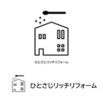 ジャジャジャンゴ (kunihi818)さんのリフォームサイトの「ひとさじリッチ♡リフォーム」のロゴへの提案