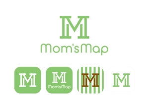 Studio 1806 (saorie06)さんのアプリ 「Mom's Map」のロゴへの提案