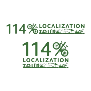 竜の方舟 (ronsunn)さんの外国人向けツアー『114% Localization Tour』のロゴへの提案