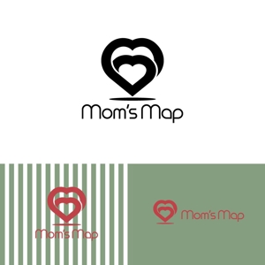 delicious (delicious-design)さんのアプリ 「Mom's Map」のロゴへの提案