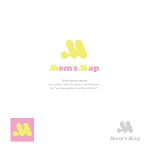 なかやま ()さんのアプリ 「Mom's Map」のロゴへの提案