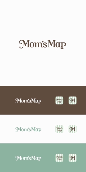 designdesign (designdesign)さんのアプリ 「Mom's Map」のロゴへの提案