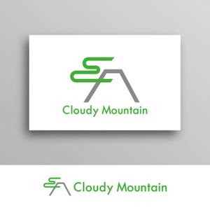 White-design (White-design)さんのVapeショップサイト（電子タバコ輸入販売店）「Cloudy　Mountain」のロゴへの提案