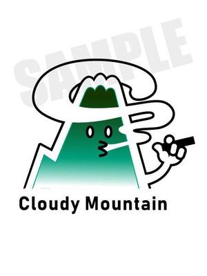 ヨーコ(comnyu) ()さんのVapeショップサイト（電子タバコ輸入販売店）「Cloudy　Mountain」のロゴへの提案