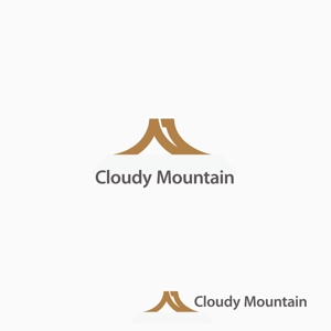 atomgra (atomgra)さんのVapeショップサイト（電子タバコ輸入販売店）「Cloudy　Mountain」のロゴへの提案