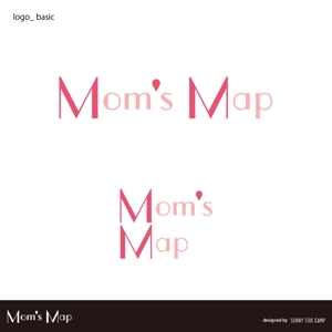 SSC (riicocco)さんのアプリ 「Mom's Map」のロゴへの提案