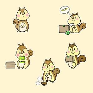 サトウユウタ / イラスト・マンガ制作 (Satou-yuuta)さんのかわいいリスのイラストへの提案