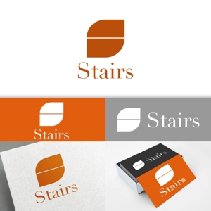 minervaabbe ()さんの内装工事『Stairs』個人事業主のロゴマークへの提案