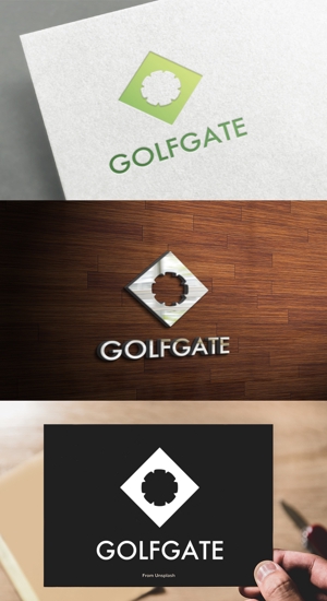 athenaabyz ()さんのゴルフマッチングサイト「GOLFGATE」のロゴへの提案