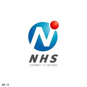 さんの「ＮＨＳ（日本保険サービス株式会社）」のロゴ作成への提案