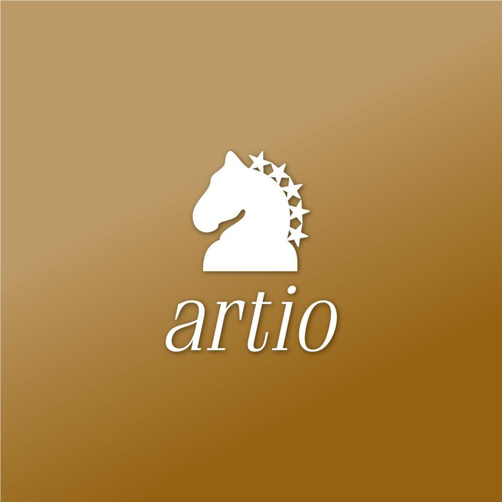 「artio (アルティオ)」のロゴ作成