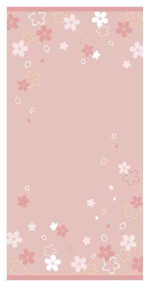 ms illustration ()さんの桜柄のイラストへの提案