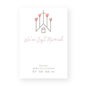 noraya_jr (noraya_jr)さんの結婚報告のはがきの作成への提案