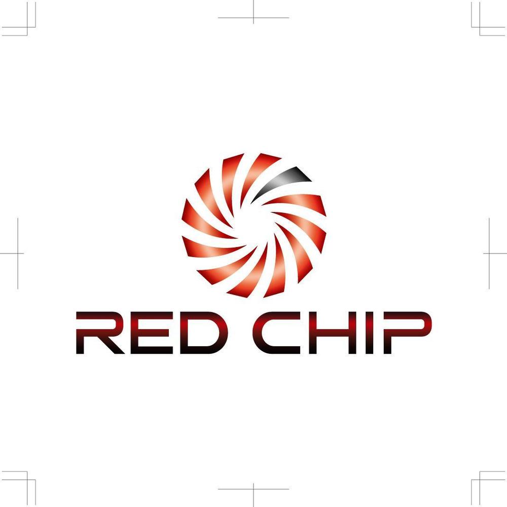 「RED CHIP」のロゴ作成