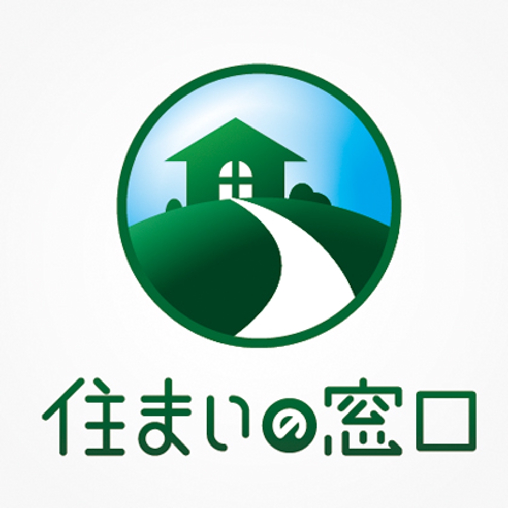 「住まいの窓口」のロゴ作成