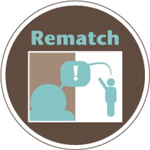 Bertheさんの「Rematch（リマッチ）」のロゴ作成への提案