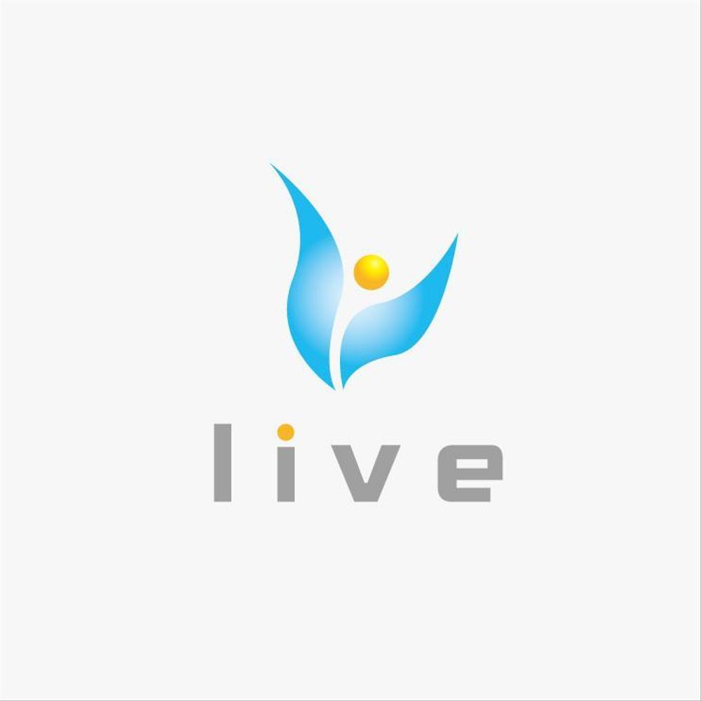 「live」のロゴ作成