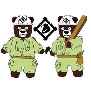 袋鵜の豆本屋　こうづあきら (akira_koudzu_torikawa)さんの有限会社竹熊建設　のキャラクターデザインへの提案
