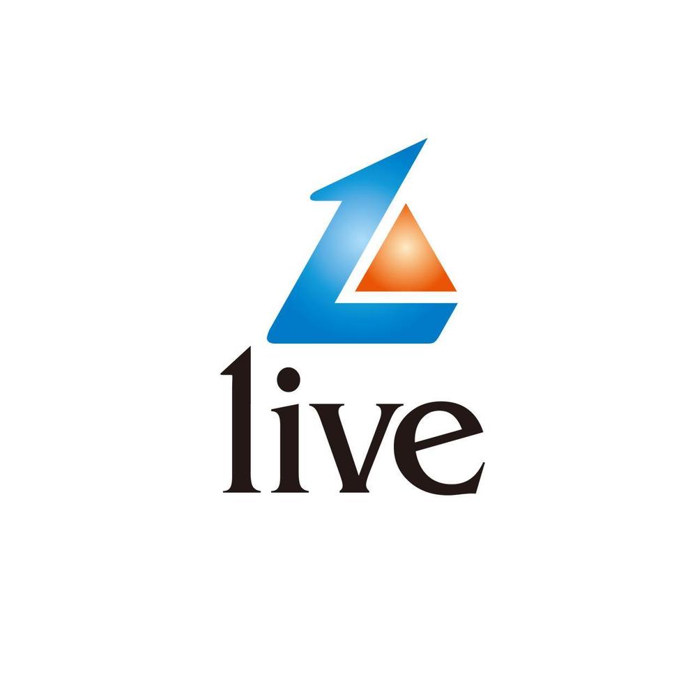 「live」のロゴ作成