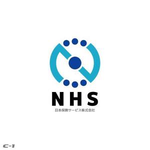 さんの「ＮＨＳ（日本保険サービス株式会社）」のロゴ作成への提案