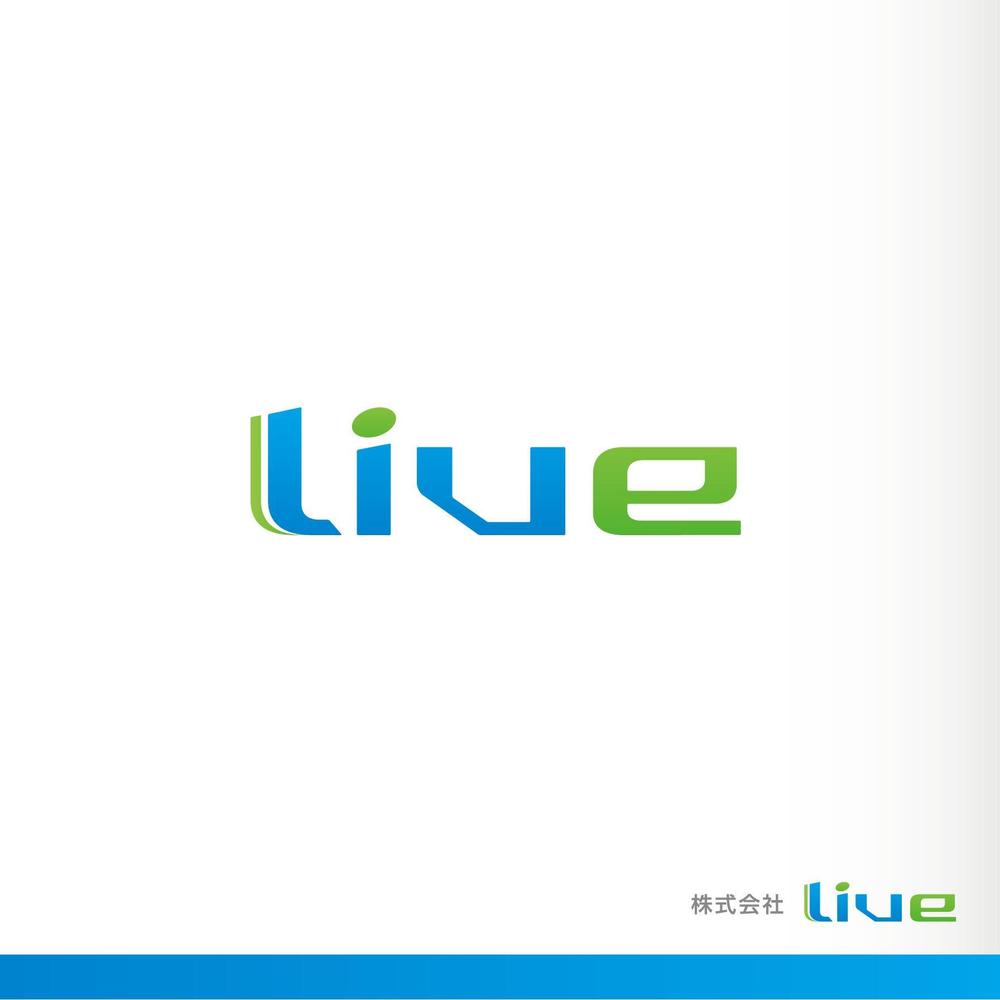 「live」のロゴ作成