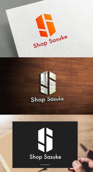 athenaabyz ()さんのネットショッピング販売会社『Shop Sasuke』のロゴへの提案