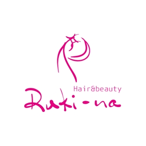tetuさんの美容室、エステのトータルビューティーサロン「Hair&beauty Ruki-na」のロゴ作成への提案