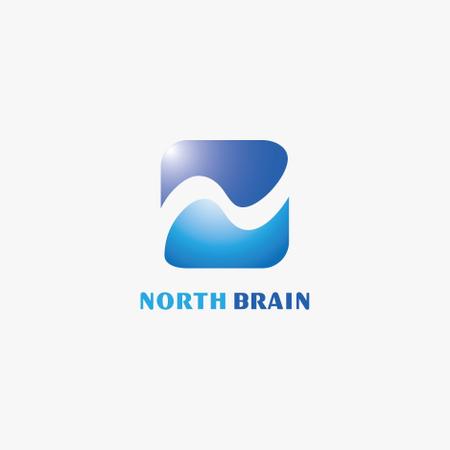 さんの「NORTH BRAIN」のロゴ作成への提案