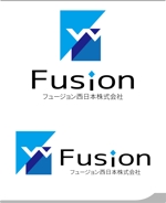 KPN DESIGN (sk-4600002)さんの不動産コンサルタント「フュージョン西日本株式会社」のWebと名刺用のロゴ。Fを基調。への提案