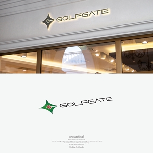 onesize fit’s all (onesizefitsall)さんのゴルフマッチングサイト「GOLFGATE」のロゴへの提案