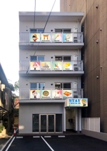 d-graphic  (d-graphic)さんの広島にある民泊の看板用イラストデザインへの提案