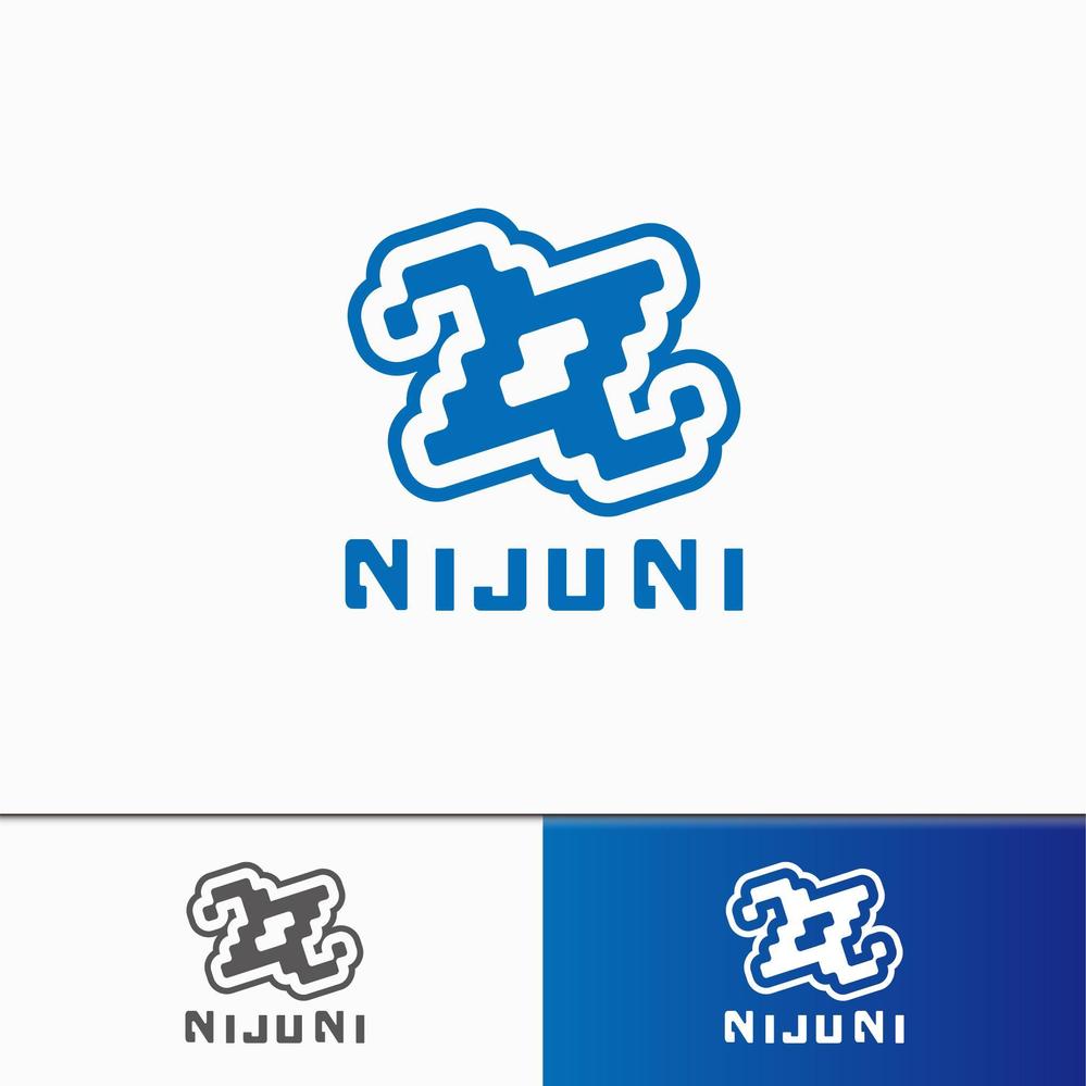 IT企業のロゴデザイン「NIJUNI Inc.」