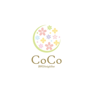 nakagawak (nakagawak)さんの「創咲Dining&Ber CoCo　　　　　」のロゴ作成への提案