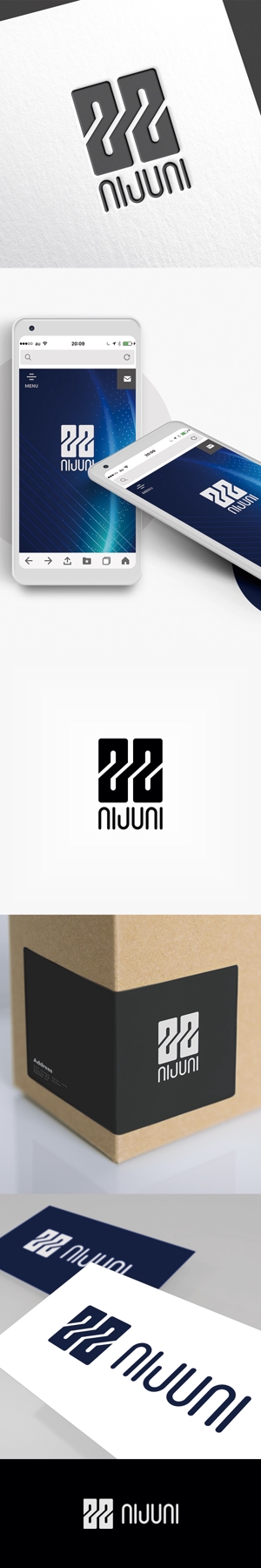 kino (labokino)さんのIT企業のロゴデザイン「NIJUNI Inc.」への提案