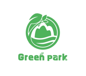 ぽんぽん (haruka0115322)さんの人気アウトドア複合施設　グリーンパーク山東のロゴへの提案